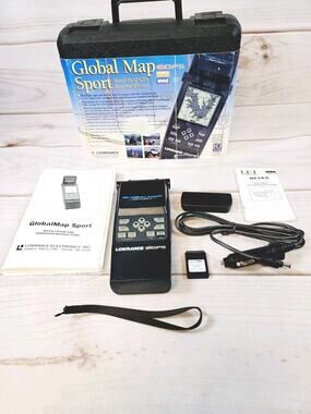 Global Map Sport Handheld GPS Lowrance & 1 South California Mapping Cartridge